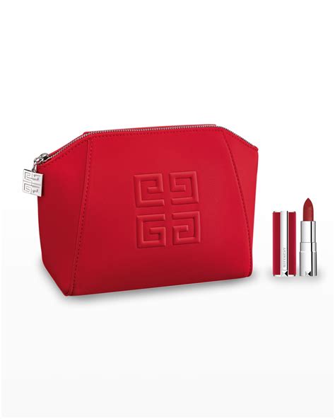 givenchy red leather pouch|givenchy handbags sale.